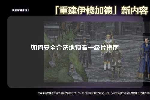 如何安全合法地观看一级片指南