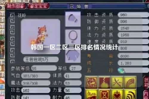 韩国一区二区三区排名情况统计