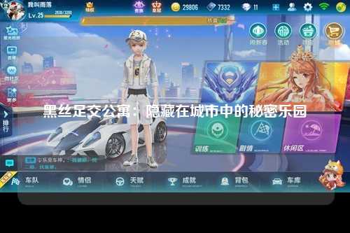 黑丝足交公寓：隐藏在城市中的秘密乐园